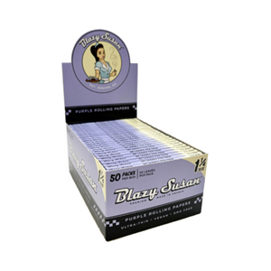 BLAZY SUSAN - 1 1/4 Purple Rolling Paper (Purple)