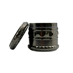 Arsenal Smooth Ridged Diamond Hex 52mm 4-Pc Grinder