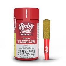 Jeeter - Baby Jeeter Infused Pop Up Infused Pre-Roll - Hybrid - 3x0.5g