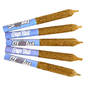 Status - Grape Blast Liquid Diamond Infused Kief Coated Pre-Roll - Indica - 5x0.25g