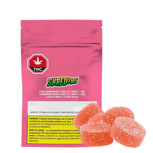 SHRED'ems - Pink Lemonade Yuzu 2:1 THCv:THC - Sativa - 4x2.5mg