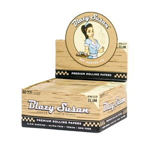 BLAZY SUSAN - King Size Slim Unbleached Rolling Papers