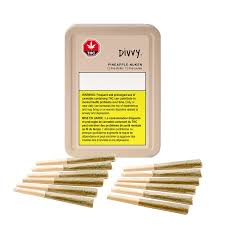 Divvy - Pineapple Nuken Pre-Rolls - Sativa - 12x0.35g