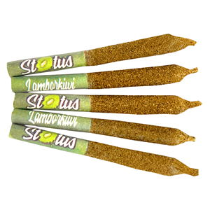 Status - Lamborkiwi Liquid Diamond Infused Kief Coated Pre-Roll - Indica - 5x0.25g