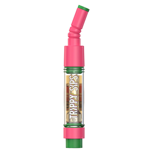Trippy Sips - Watermelon Drip Liquid Diamond Prefille 510 Thread Cartridge - Indica - 0.95g