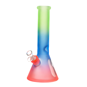 12" Glass Beaker Bong (Assorted Colours)