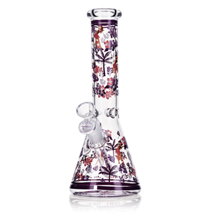 ARSENAL GLASS - 10" Glass Beaker Bong (Assorted Designs)