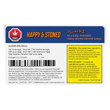 Happy & Stoned - SLUMPZ Pre-Roll - Indica - 14x0.5g