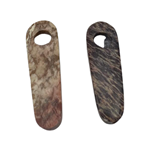 3.5" Tombstone Marble Handpipe with Round Edges - Assorted