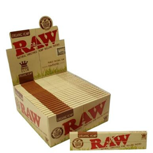 RAW Organic Hemp King Size KS Slim Rolling Papers