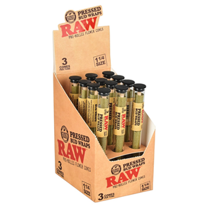 RAW - Raw Pre Rolled 1 1/4 Pressed Bud Wraps