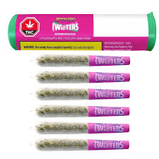 Rizzlers - Twisters - Watermelon Razzler Infused Pre-roll - Indica - 6x0.5g