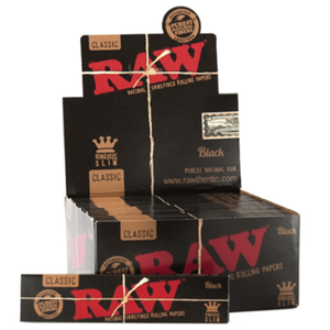 RAW Classic - Black KS Slim Rolling Papers