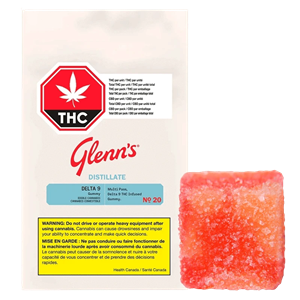 Glenn's - No.20 - Peach - Distillate - Hybrid - 1x10mg