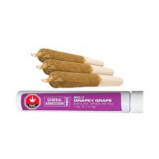 General Admission - Grapey Grape Distillate Infused Pre-Roll - Indica - 3x0.5g
