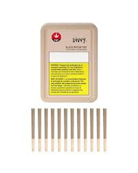 Divvy - Black Widow CBD Pre-Roll - Hybrid - 12x0.35g
